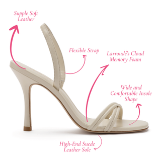 Sandália Annie Couro Off White