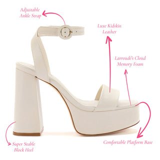 Sandália Dolly Couro Off White
