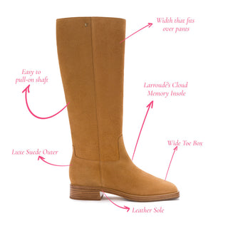 Bota Anne Camurça Caramelo