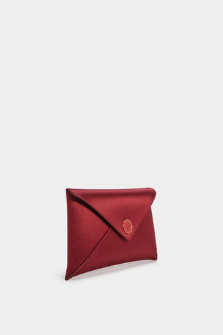 Medallion' Envelope Clutch Satin