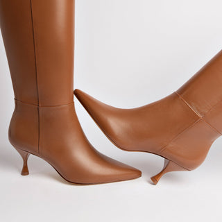 Bota Georgia Couro Caramelo