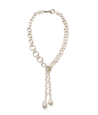 Edith Lariat in Silver
