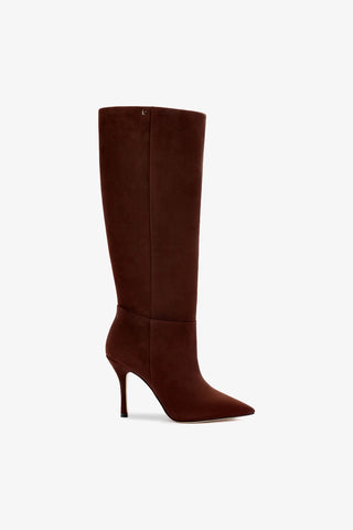 Bota Kate Camurça Marrom Boot Larroudé