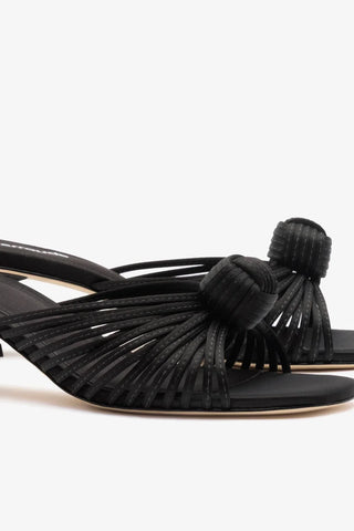Mule Valerie Cetim Preto Mule Larroudé