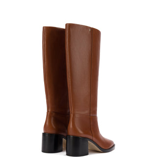 Bota Ricky Couro Marrom Mocca