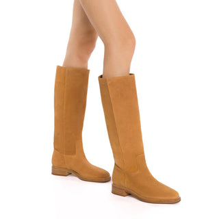 Bota Anne Camurça Caramelo