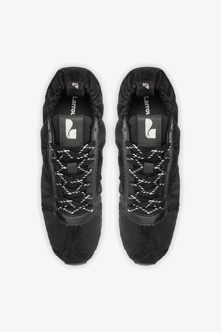 Tênis Stella Lite Nylon e Camurça Preto Sneaker Larroudé