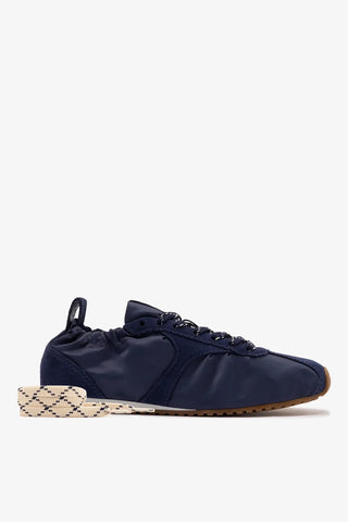 Tênis Stella Lite Nylon e Camurça Azul Sneaker Larroudé
