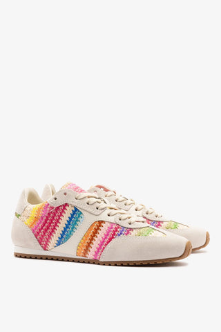 Tênis Stella Ráfia Multicor Sneaker Larroudé
