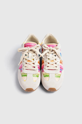 Tênis Stella Ráfia Multicor Sneaker Larroudé