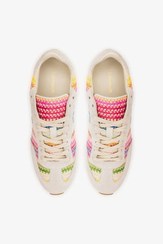 Tênis Stella Ráfia Multicor Sneaker Larroudé