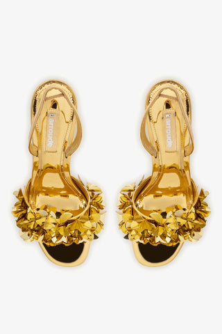Sandália Morgan Espelhado Dourado Sandal Larroudé
