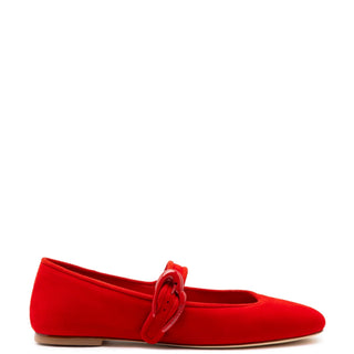 Sapatilha Verona Camurça Vermelho