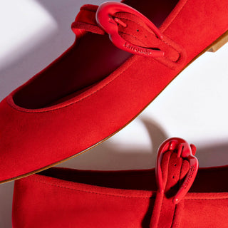 Sapatilha Verona Camurça Vermelho
