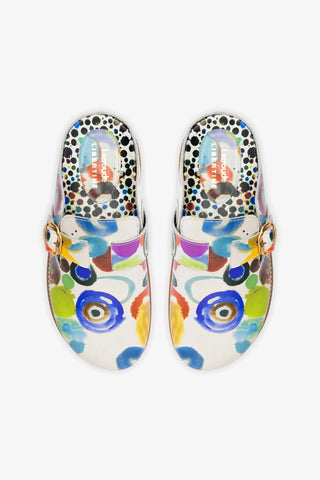 Larroudé x Libertine Milan Clog In JH Gouache Mule Larroudé x Libertine