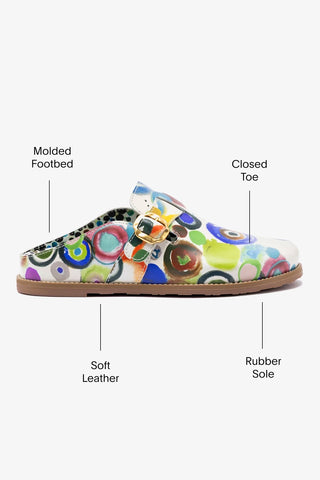 Larroudé x Libertine Milan Clog In JH Gouache Mule Larroudé x Libertine