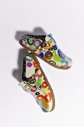 Larroudé x Libertine Milan Clog In JH Gouache Mule Larroudé x Libertine