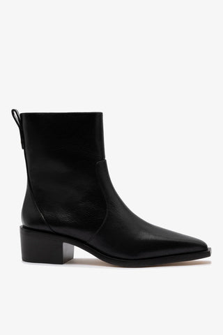 Bota Florencia Low Couro Preto