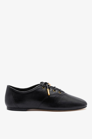 Tênis Liza Couro Preto Oxford Larroudé