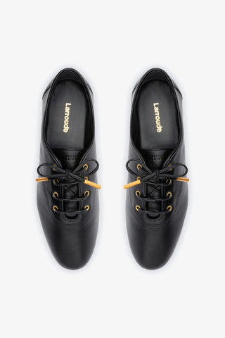 Tênis Liza Couro Preto Oxford Larroudé