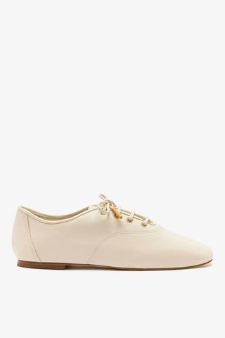 Tênis Liza Couro Off White Oxford Larroudé