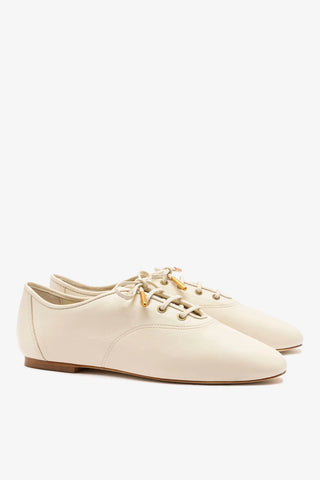 Tênis Liza Couro Off White Oxford Larroudé