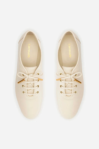 Tênis Liza Couro Off White Oxford Larroudé