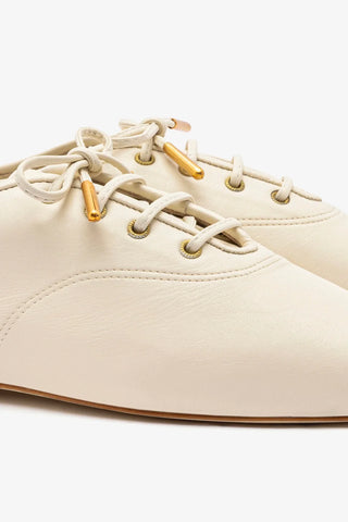 Tênis Liza Couro Off White Oxford Larroudé