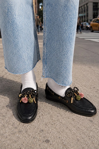 Mocassim Boat Shoe Cyprus Couro Preto Shoes Larroude