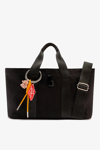 Bolsa Tote Bag Americana Jeans Preto Handbags Larroudé