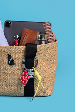 Bolsa Tote Bag Americana Ráfia Bege Handbags Larroudé