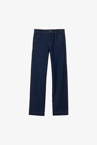 Calça Carola Jeans Azul Clothing Larroudé x Jonathan Cohen