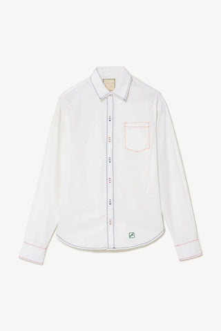 Camisa Layla Algodão Branco Vestuario Larroudé x Jonathan Cohen