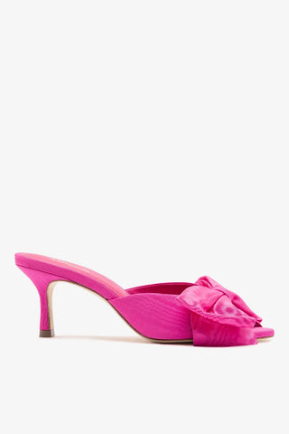Mule Peep Toe Elle Seda Rosa Mule Larroudé