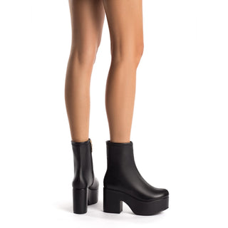 Bota Miso Couro Stretch Preto