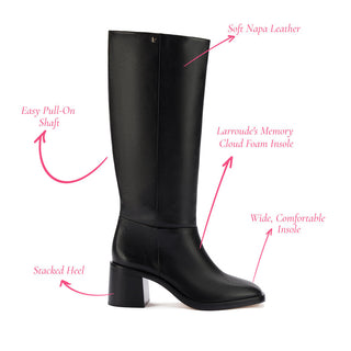 Bota Ricky Couro Preto
