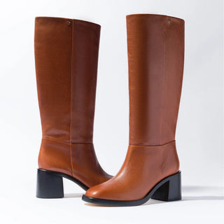 Bota Ricky Couro Marrom Mocca