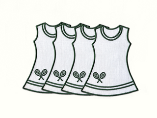 Tennis Dress Cocktail Napkins